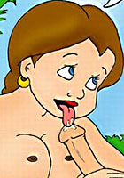 Horny Jungle pornbook comix about xxx adventures famous porn cartoon