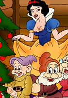 Cartoon valley Snowwhite xmas fucking with seven dwarfs toon comics