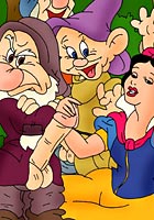 cartoon pornSnowwhite xmas fucking with seven dwarfsaction