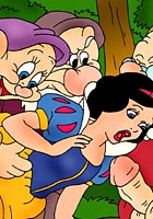 free Snowwhite xmas fucking with seven dwarfs naked